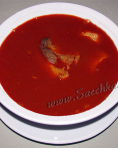 Рыбная венгерская похлебка Халасли