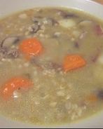 Польский суп с ячневой крупой
