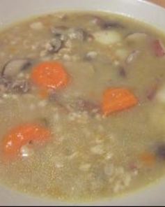Польский суп с ячневой крупой