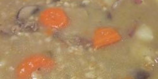 Польский суп с ячневой крупой