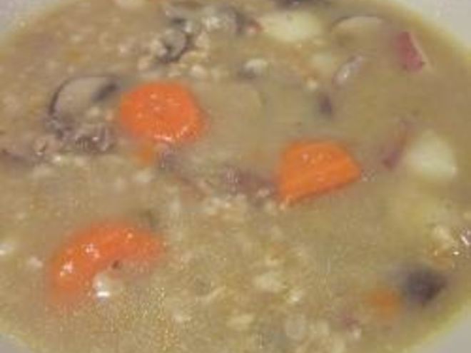 Рецепт польского супа с ячневой крупой
