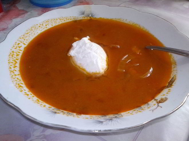 Рецепт португальского томатно-луковый суп