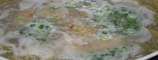 необычный рассольник с пшеничной крупой. Шаг 7