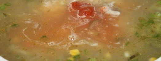 необычный рассольник с пшеничной крупой. Шаг 8