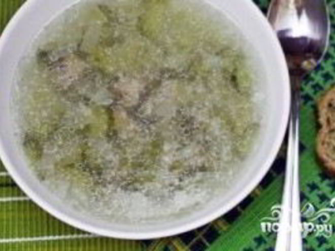 Рецепт рассольника из соленых огурцов