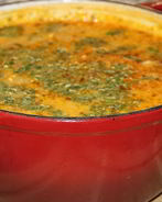 Рассольник на бульоне