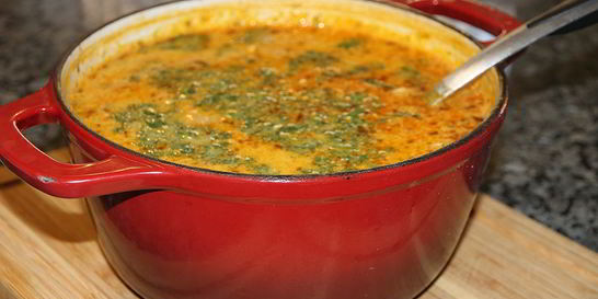 Рассольник на бульоне