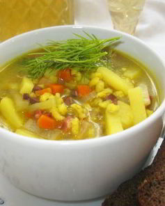 Рассольник по-Алексеевски