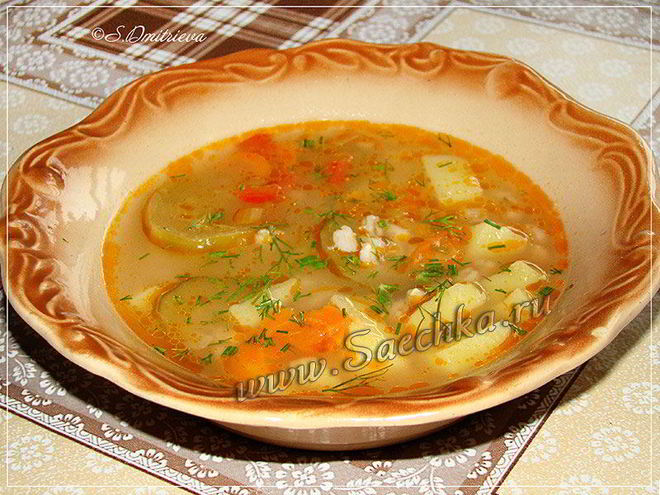 Рецепт рассольника постного