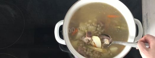 рассольник с говядиной. Шаг 11