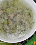 Рассольник с перловкой и куриными сердечками