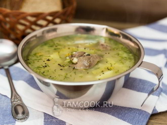 Рецепт рассольника с перловкой и солеными огурцами на баранине