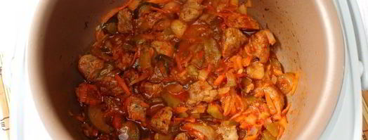 рассольник с перловкой в мультиварке. Шаг 8