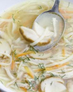 Рассольник с потрошками