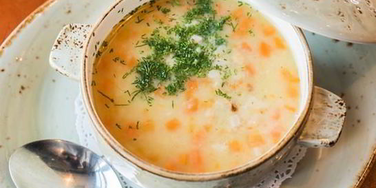 Рассольник с пшеничной заправкой