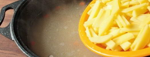 рассольник с рисом и крапивой. Шаг 6