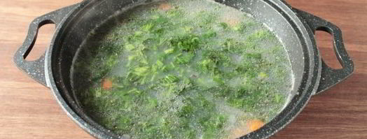 рассольник с рисом и крапивой. Шаг 11