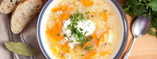 рассольник с рыбой и перловой крупой. Шаг 11