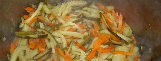 рассольник с тунцом. Шаг 9