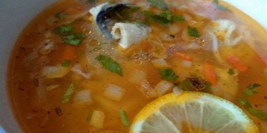 Рыбный суп из наваги