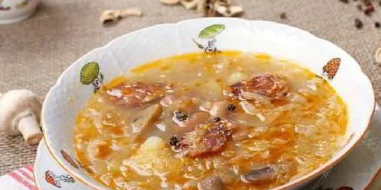 Ароматные постные щи