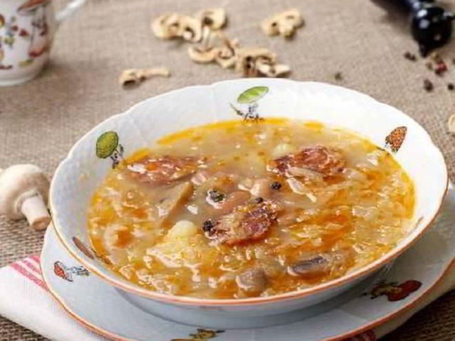 Рецепт ароматных постных щей