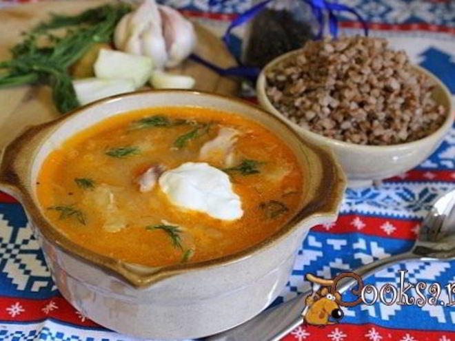 Рецепт деревенских кислых щей с гречневой кашей