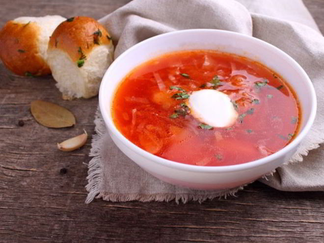 Рецепт красных щей