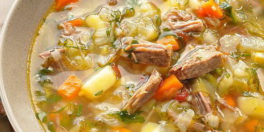 Летние щи из свежей капусты