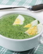 Летние зеленые щи