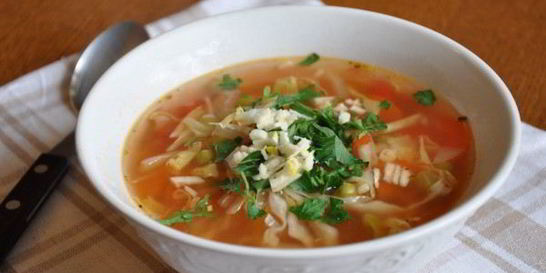 Постные щи из квашеной капусты