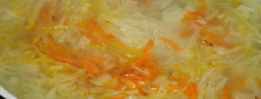 простые щи со свининой и свежей капустой. Шаг 5