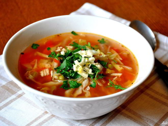 Рецепт щей без мяса