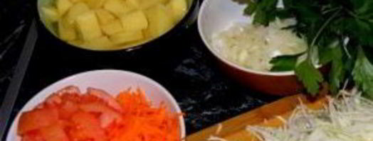 щи без мяса. Шаг 3