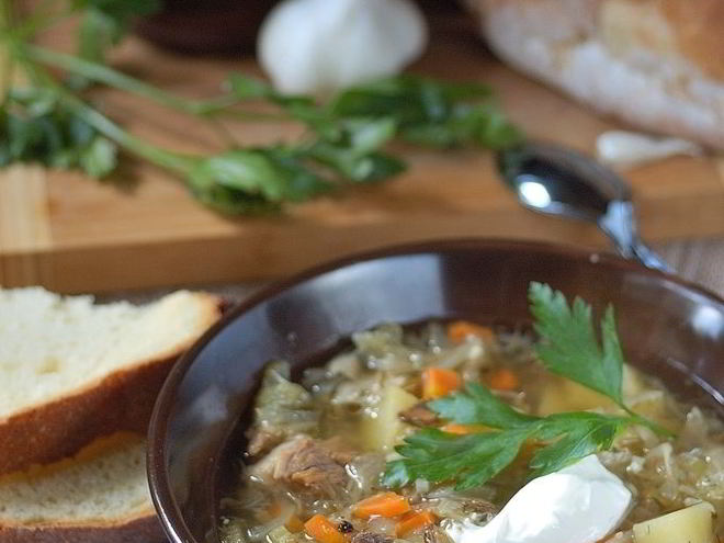 Рецепт щей богатых русских