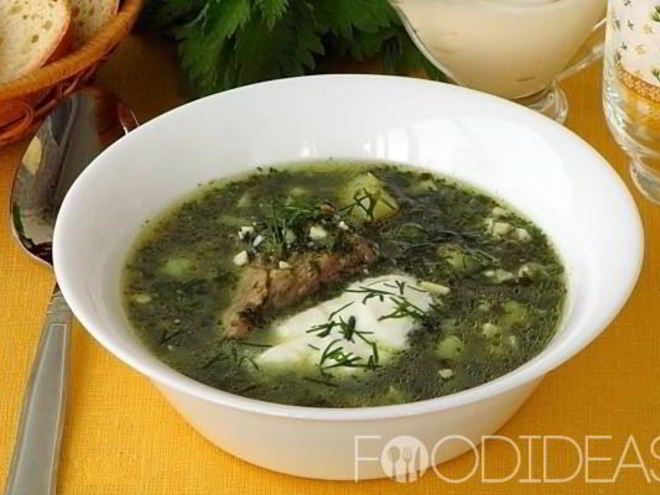 Рецепт щей из крапивы и щавеля