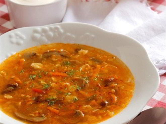 Рецепт щей из квашеной капусты на грибном бульоне