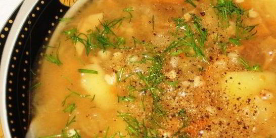 Щи из квашеной капусты с грибами