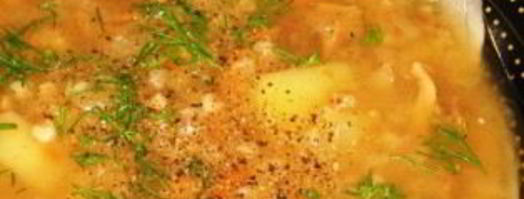 щи из квашеной капусты с грибами. Шаг 6