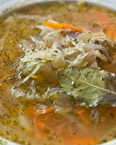 Щи из соленой капусты