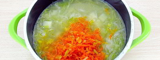 щи из свежей капусты с плавленым сыром. Шаг 12