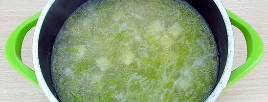 щи из свежей капусты с плавленым сыром. Шаг 7