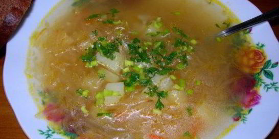 Щи из свежей капусты