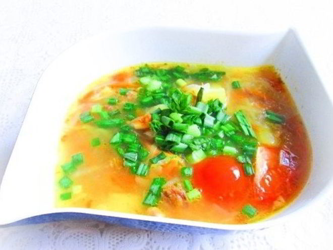 Рецепт щей из тушенки