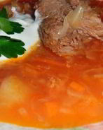 Щи Русские с гречкой и говядиной