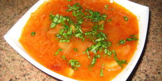 Щи с бараниной и шпиком Скандинавские