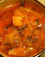 Щи с говядиной и грибами