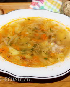 Щи с тушенкой