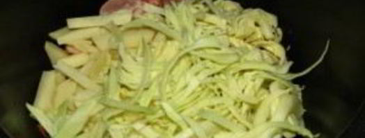 щи со свининой в мультиварке. Шаг 4