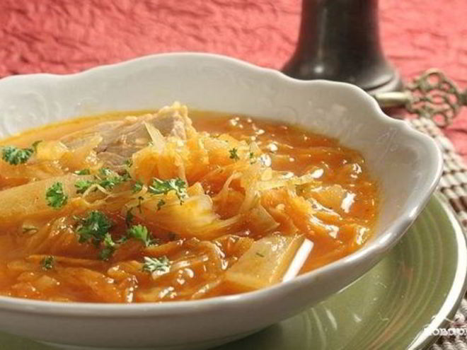 Рецепт щей в мультиварке